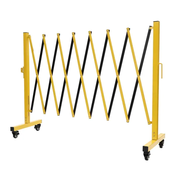 3.5m Expandable Fence Driveway Gate Portable Barricade Driveway Security Barrier